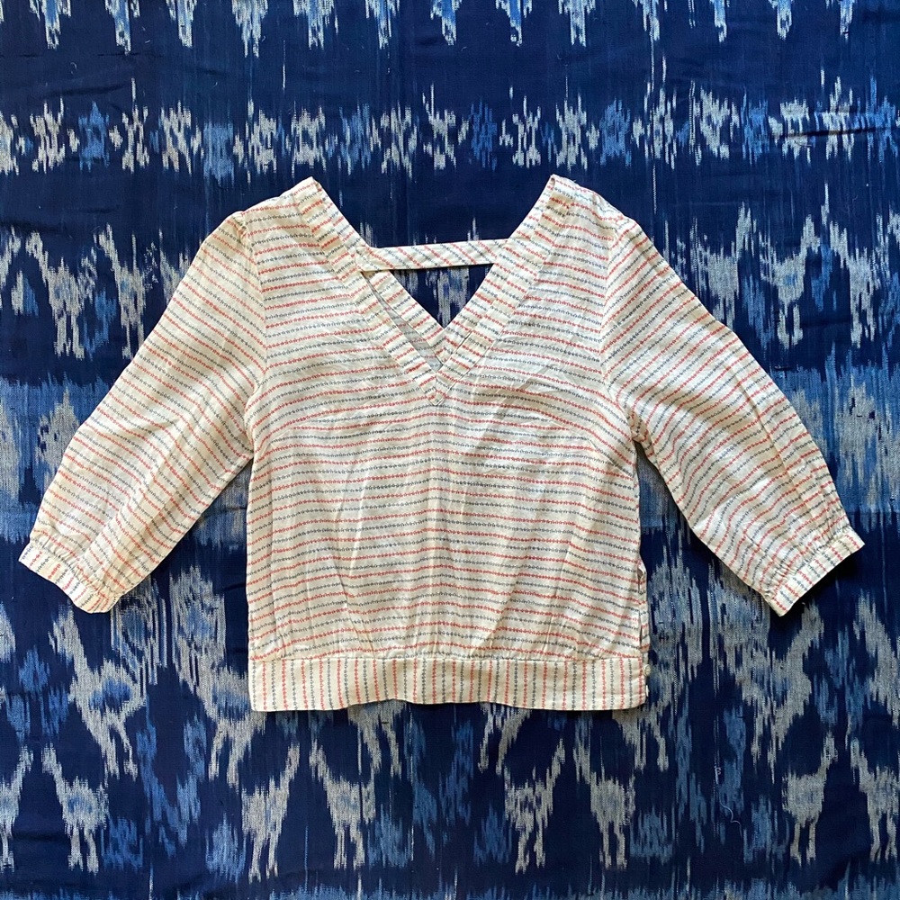 Anthropologie cute sailor top blouse